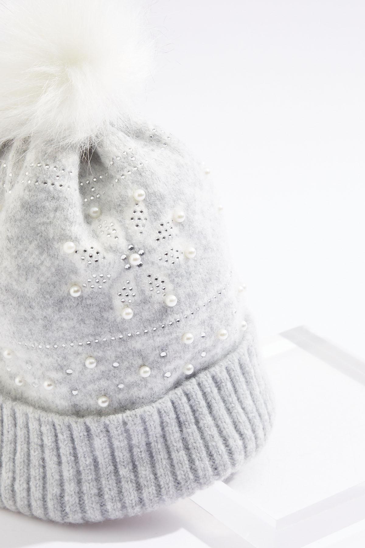 Cato Fashions | Cato Pearl Rhinestone Snowflake Beanie