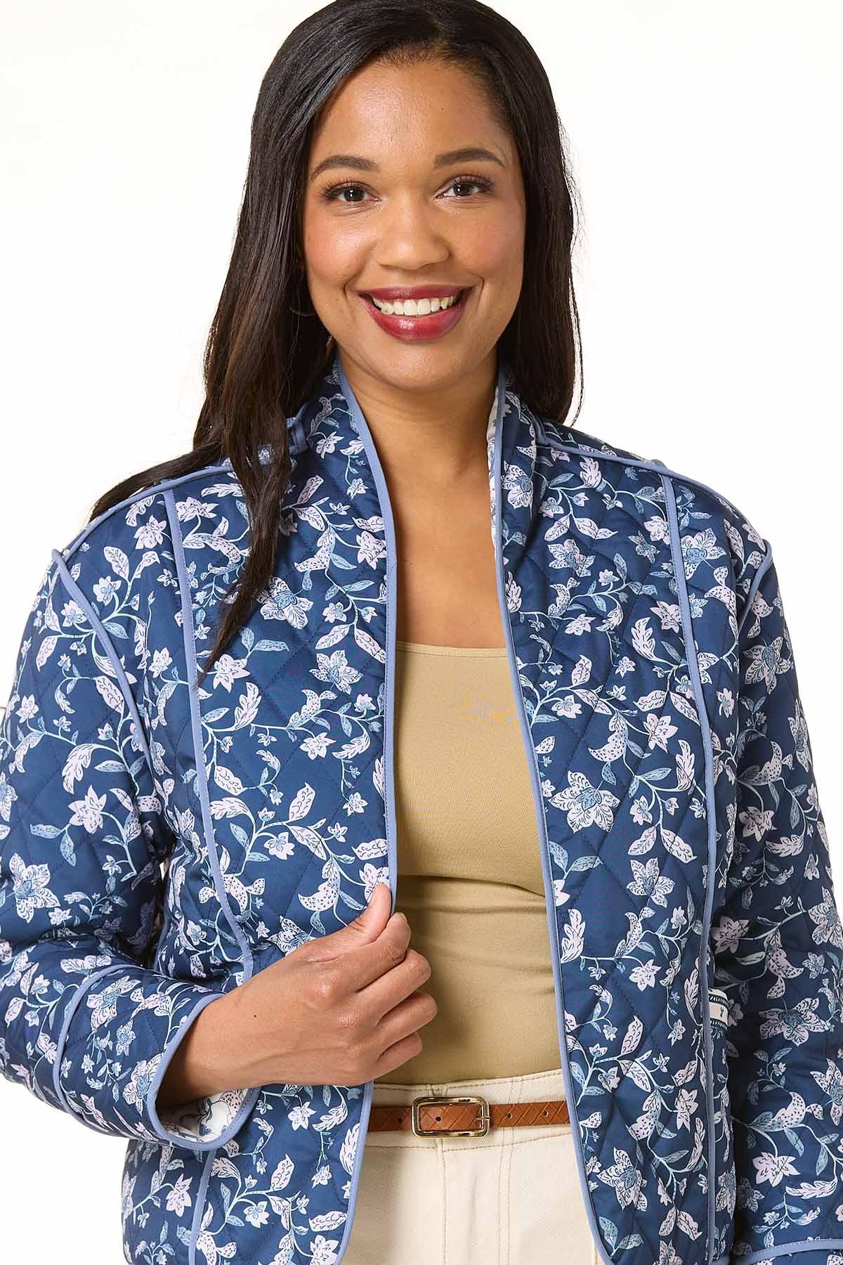 Cato Fashions | Cato Quilted Floral Jacket