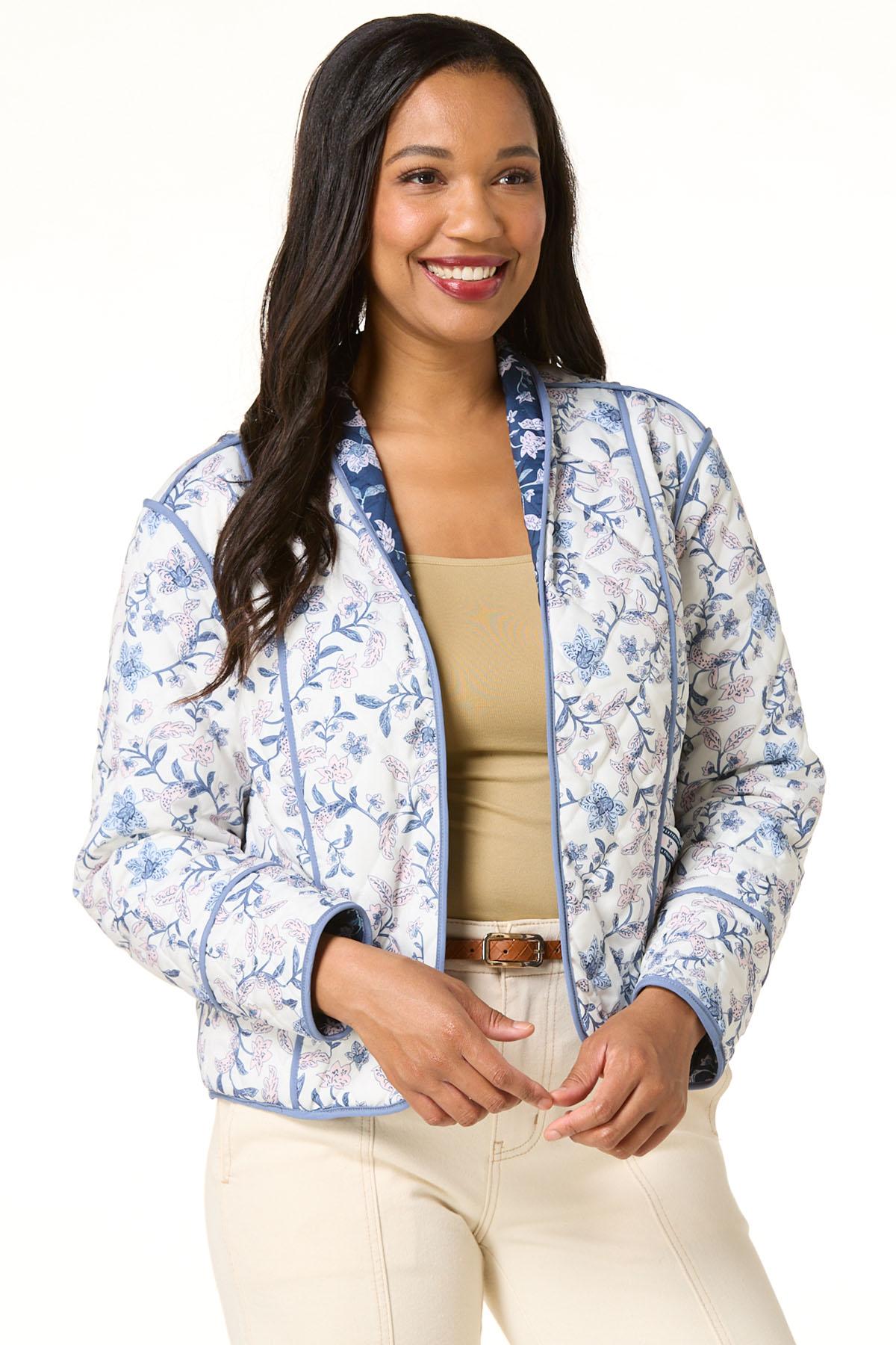 Cato Fashions | Cato Quilted Floral Jacket