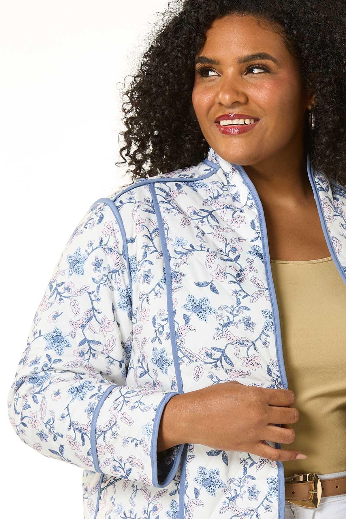 Cato Fashions | Cato Plus Size Quilted Floral Jacket
