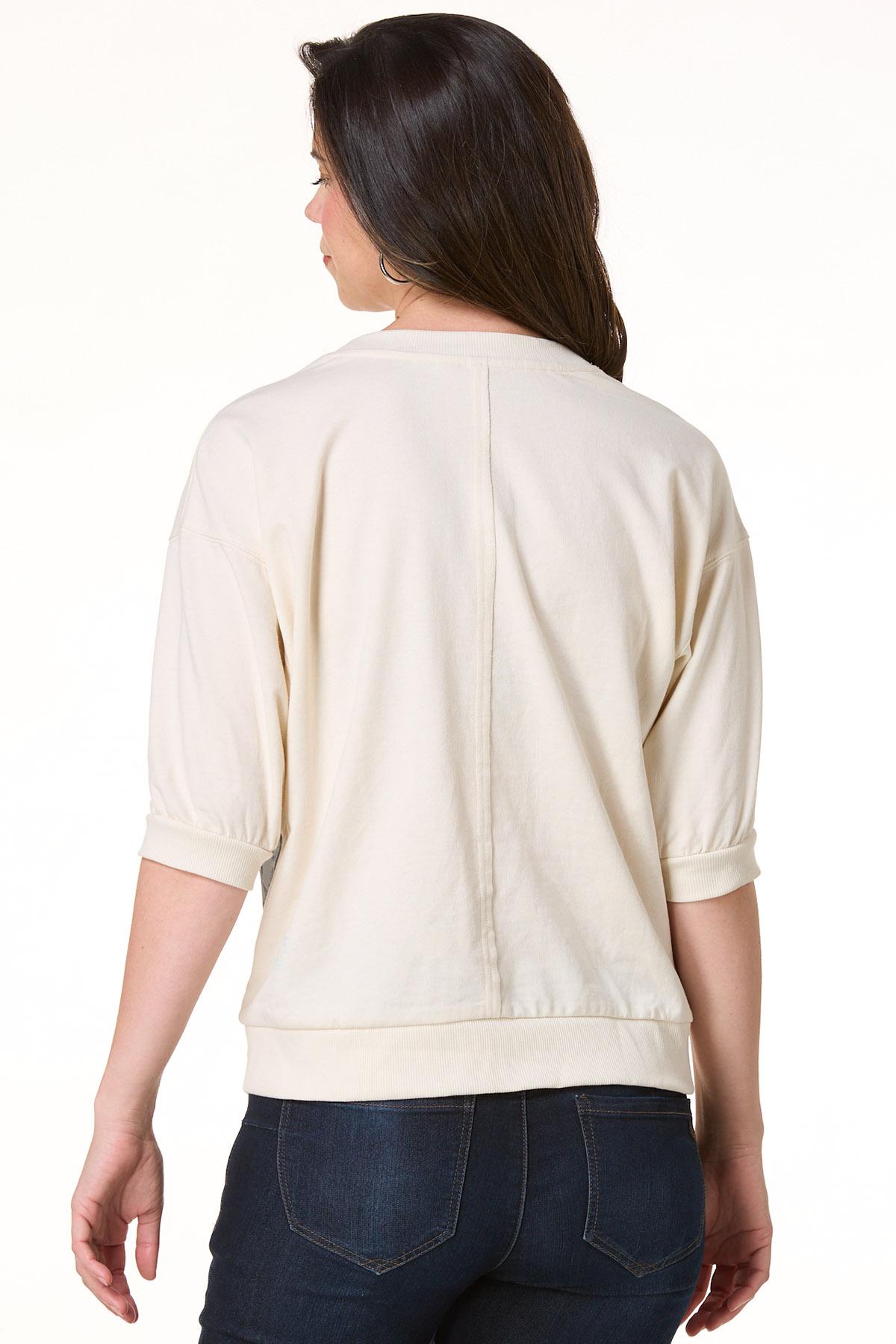 トップス 335 Cato Fashions | Cato Sequin Butterfly Icon Sweatshirt