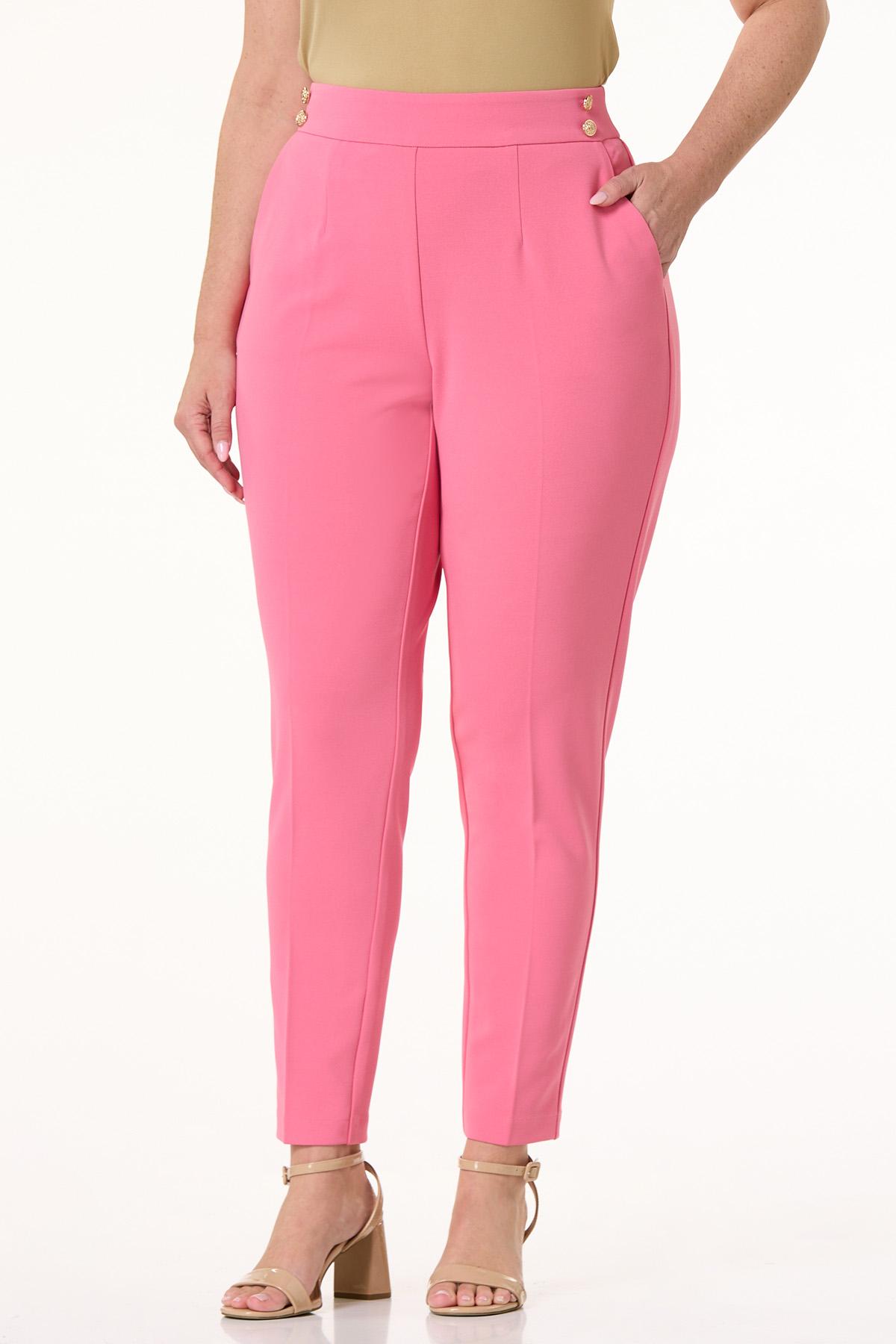 Cato Fashions | Cato Plus Petite Rose Crepe Scuba Knit Pants