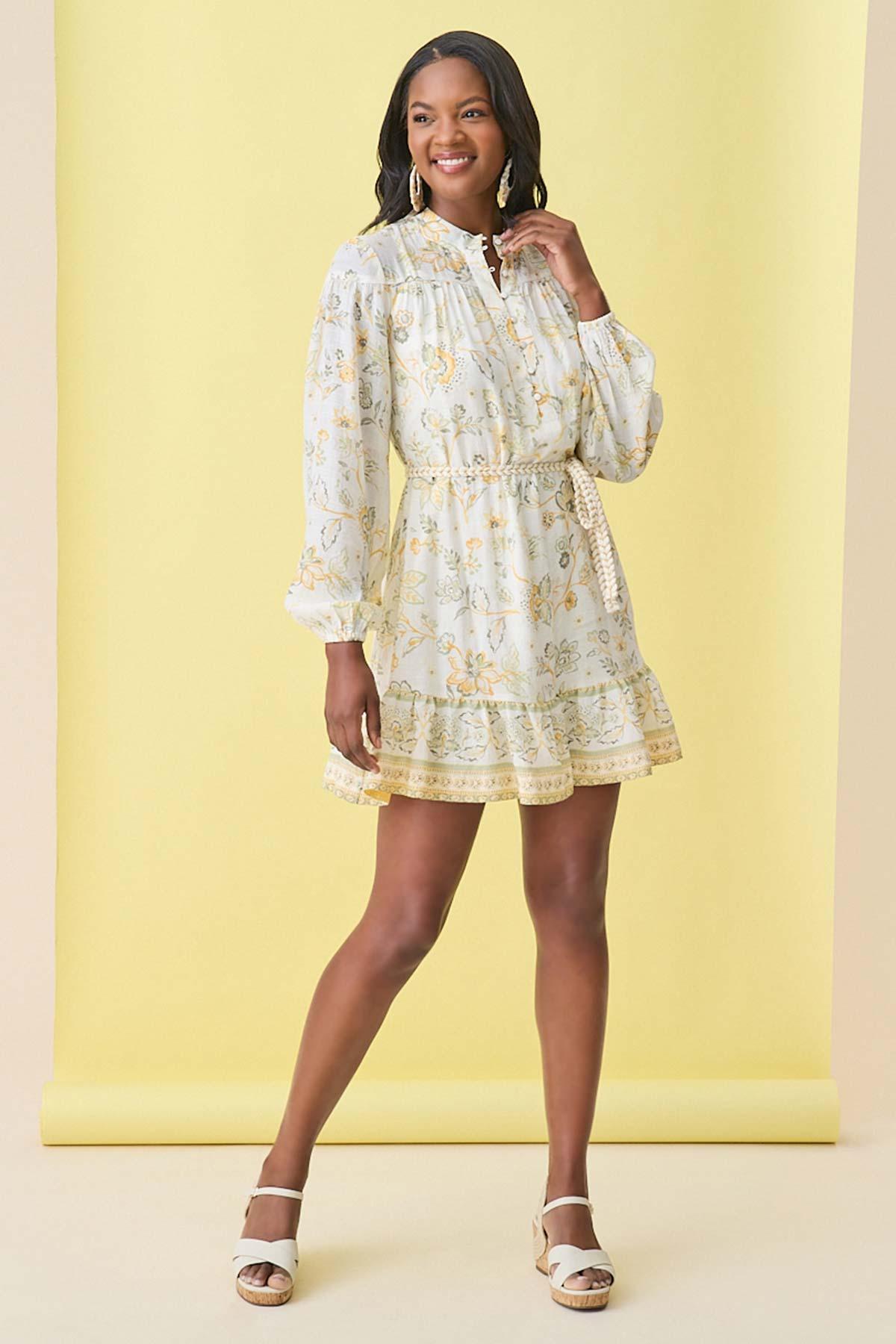 long summer dress with sleeves Taupe Floral Off Shoulder Long Sleeve Maternity Maxi Dress – PinkBlush