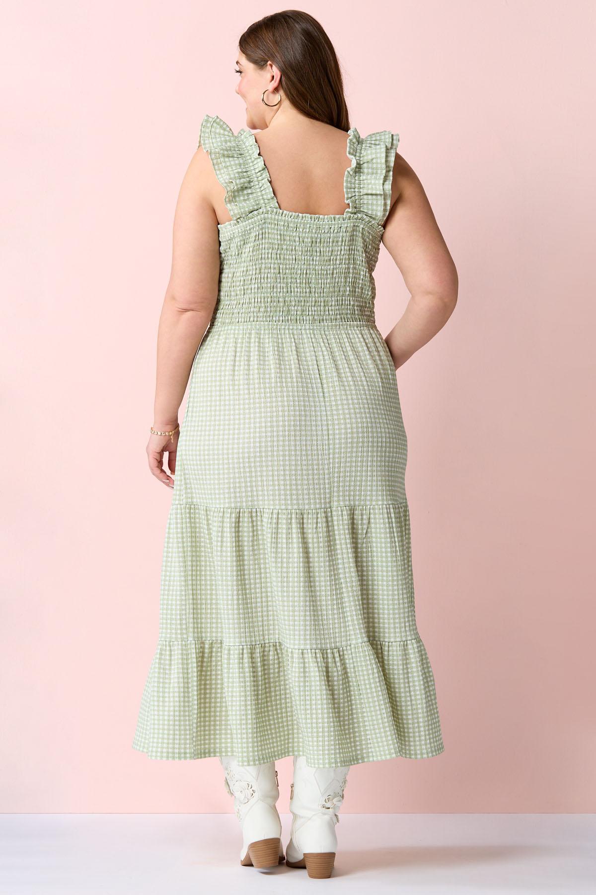 Cato Fashions | Cato Plus Size Smocked Gingham Dress