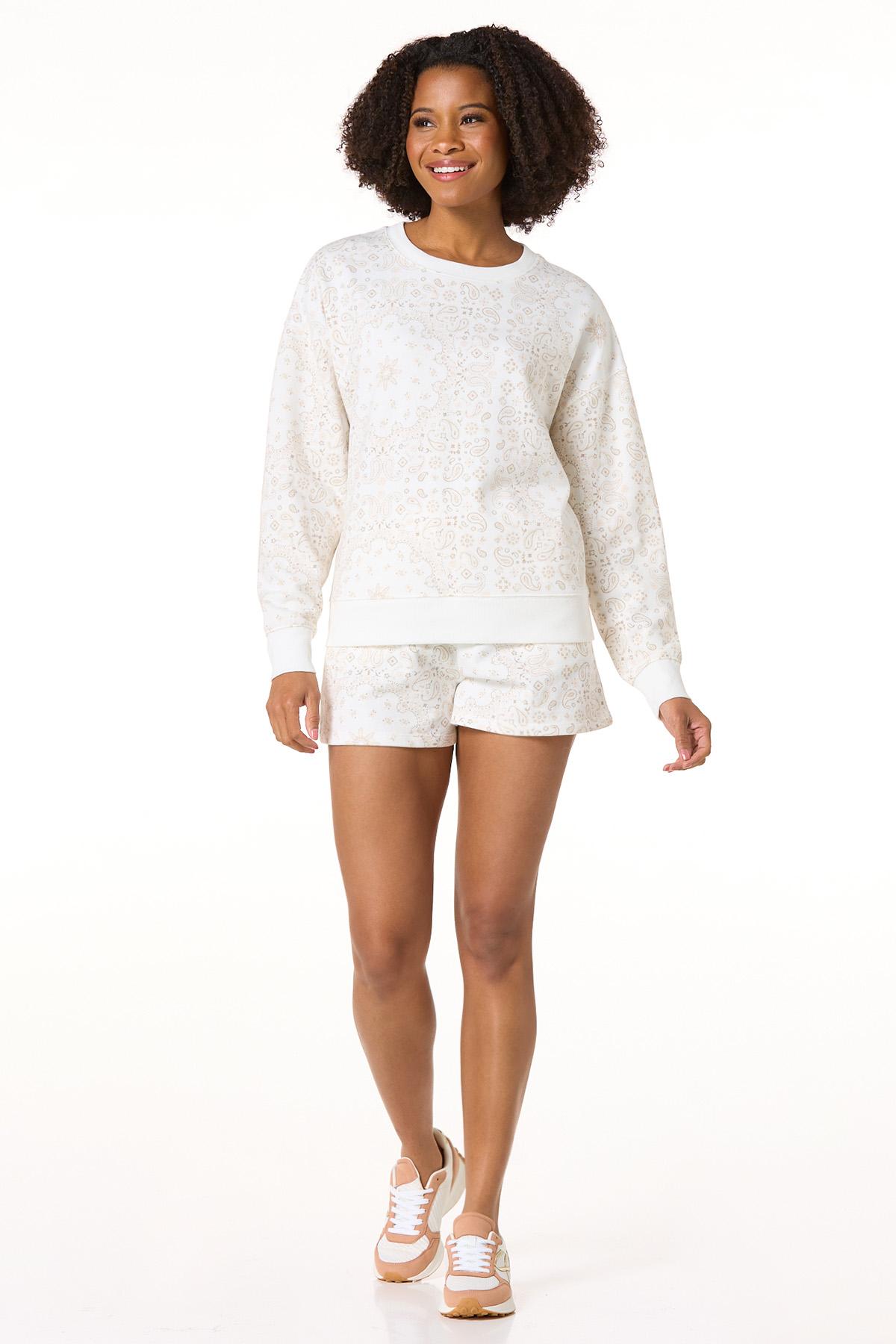 Cato Fashions | Cato Paisley French Terry Top