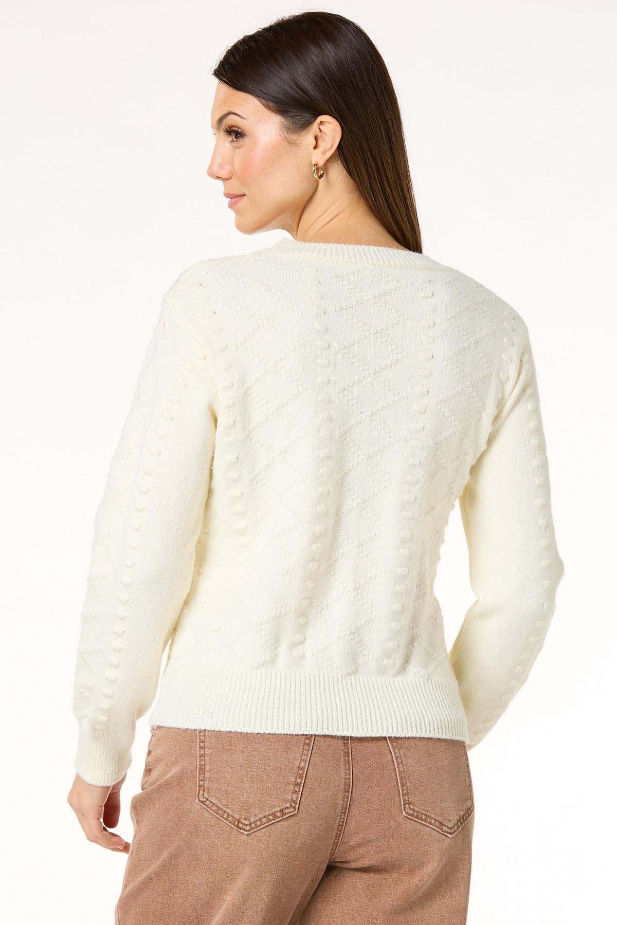 Cato Fashions | Cato 3d Floral Cable Knit Sweater