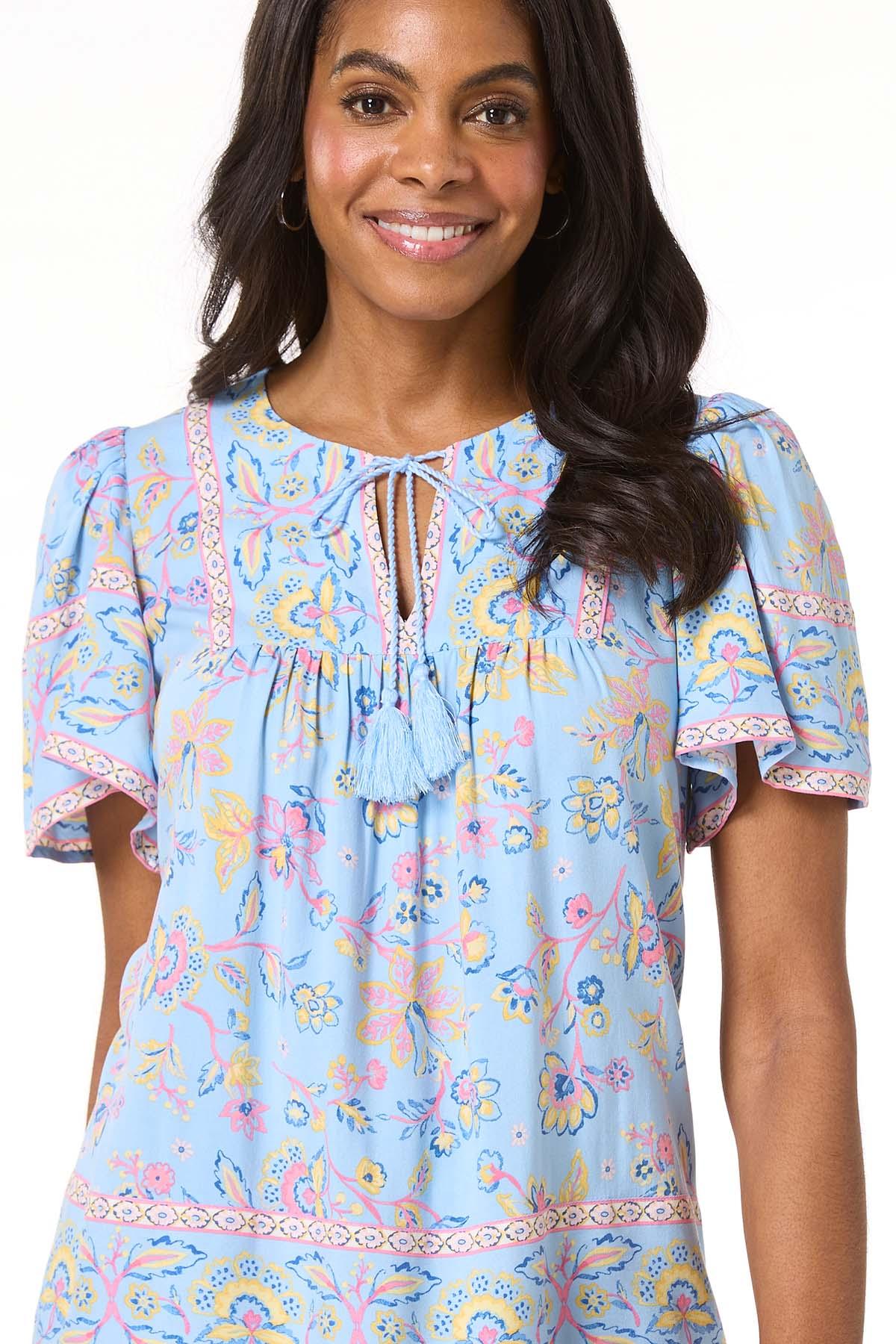 トップス Acka fringe american sleeve tops トップス acka fringe american sleeve tops fringe american sleeve