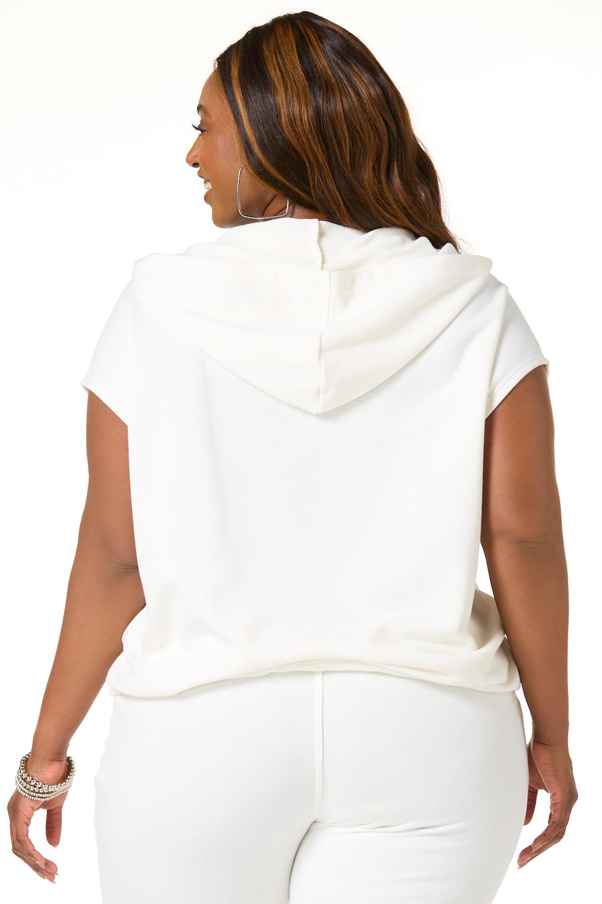 Cato Fashions | Cato Plus Size French Terry Bubble Hem Top