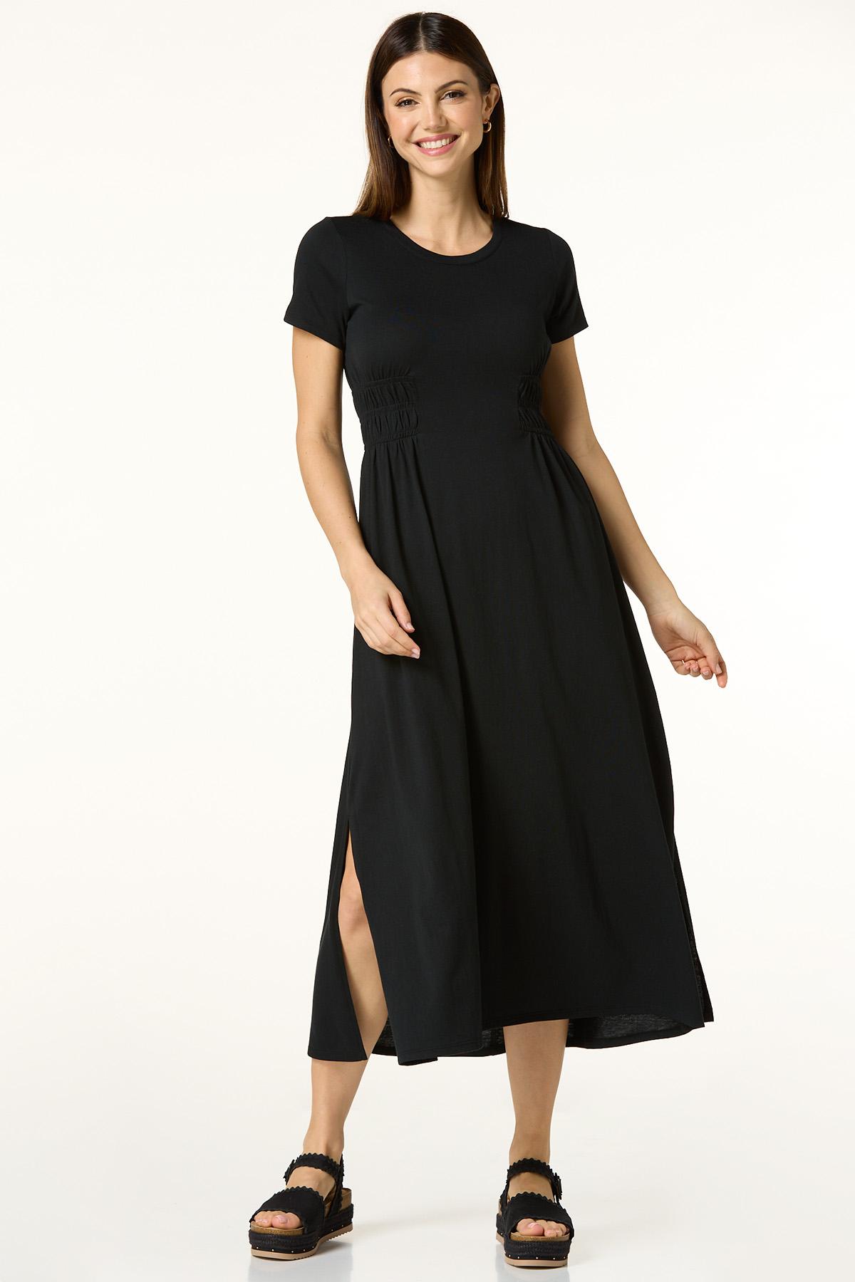 french connection black mini dress French Connection Womens Mini Ribbed Bodycon Dress Black S