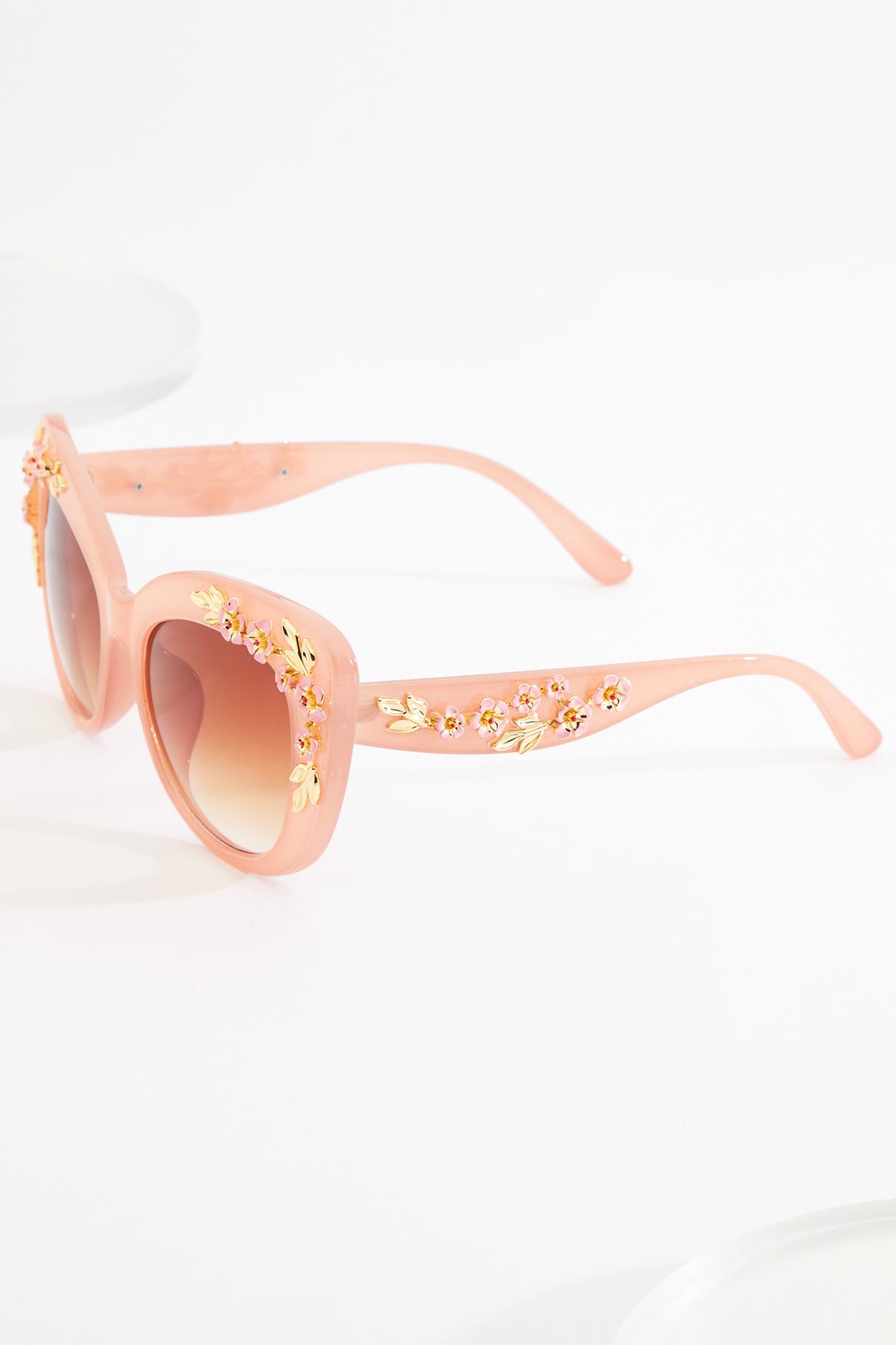 Cato Fashions | Cato Pink Rose Embellished Cat Eye Sunglasses display picture 2