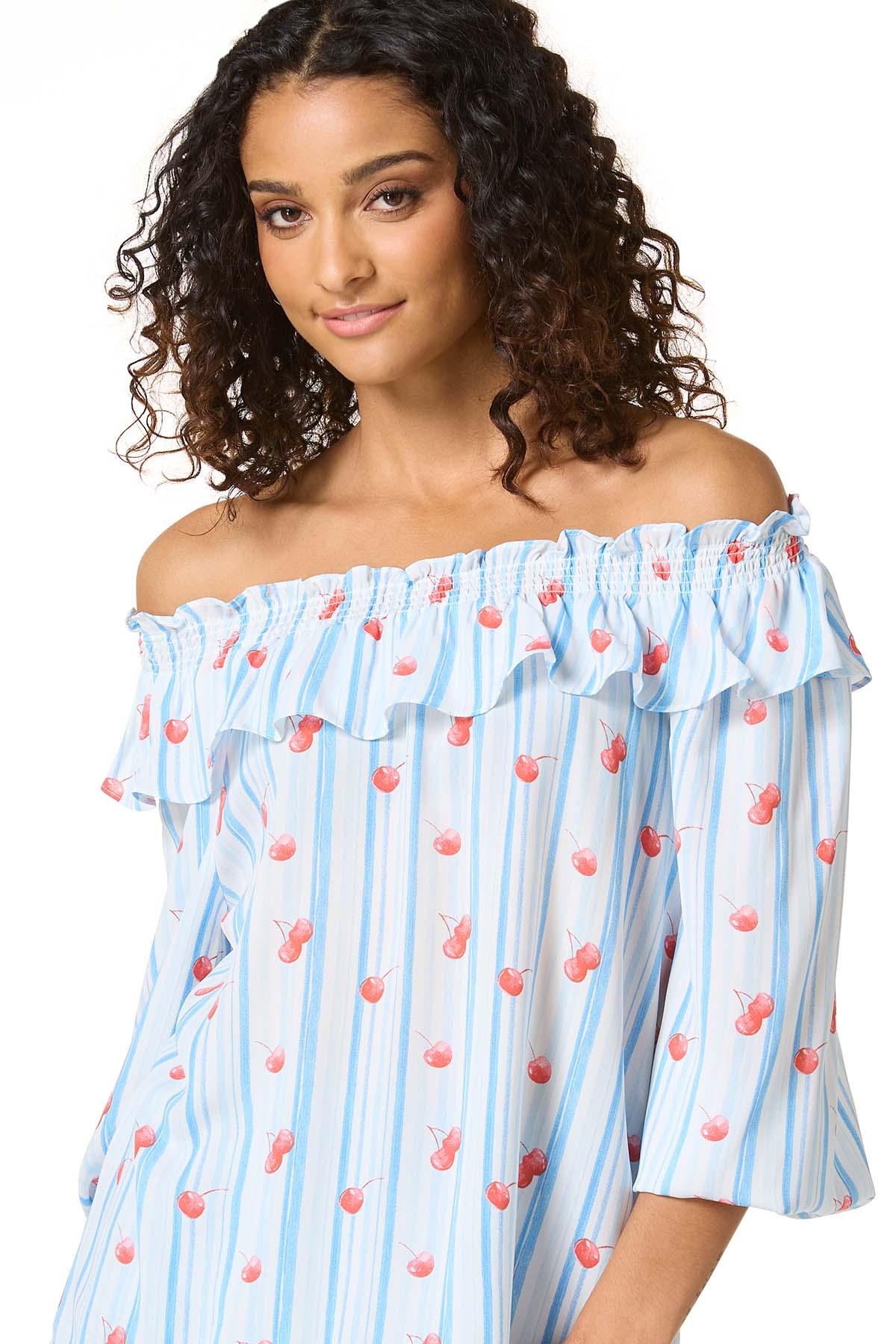 Cato Fashions | Cato Cherry Stripe Top