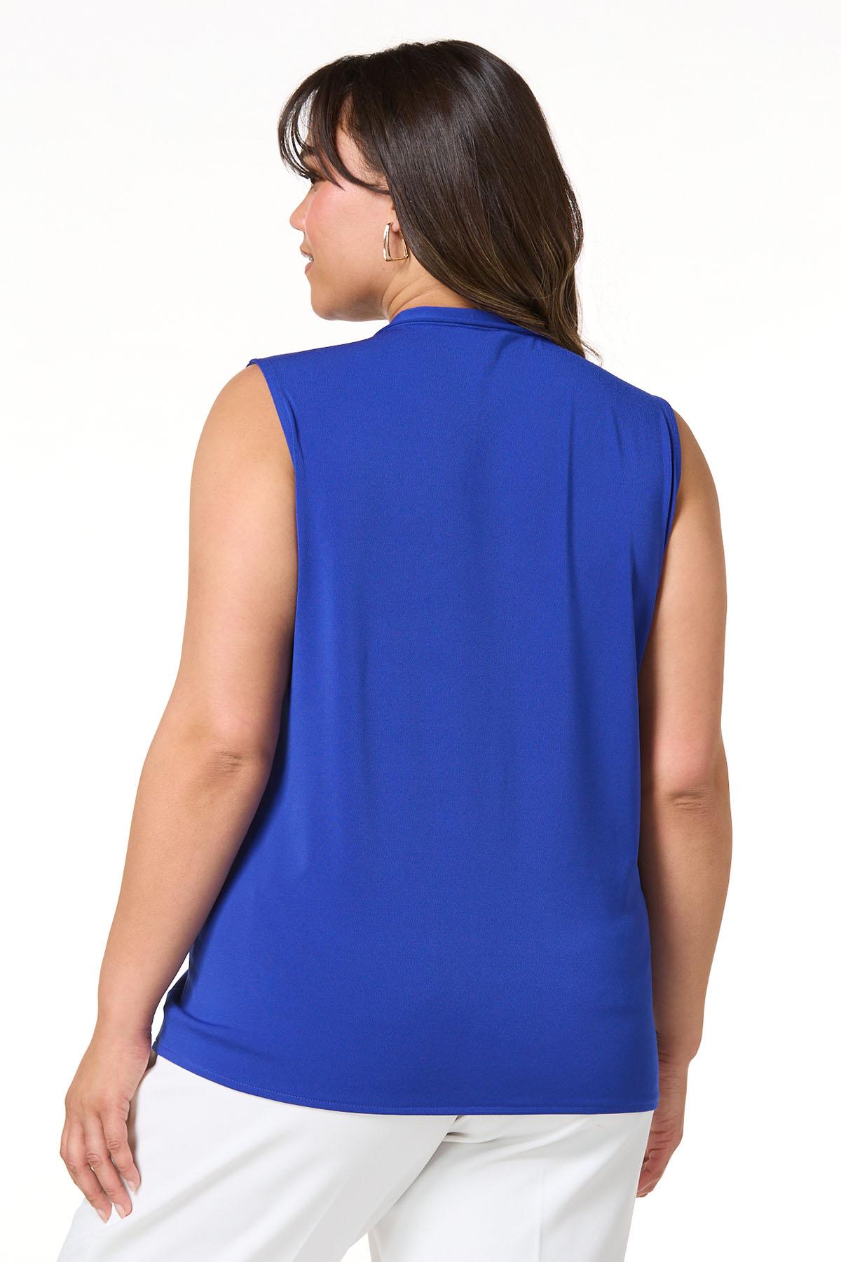 Cato Fashions | Cato Plus Size Draped Tie Tank