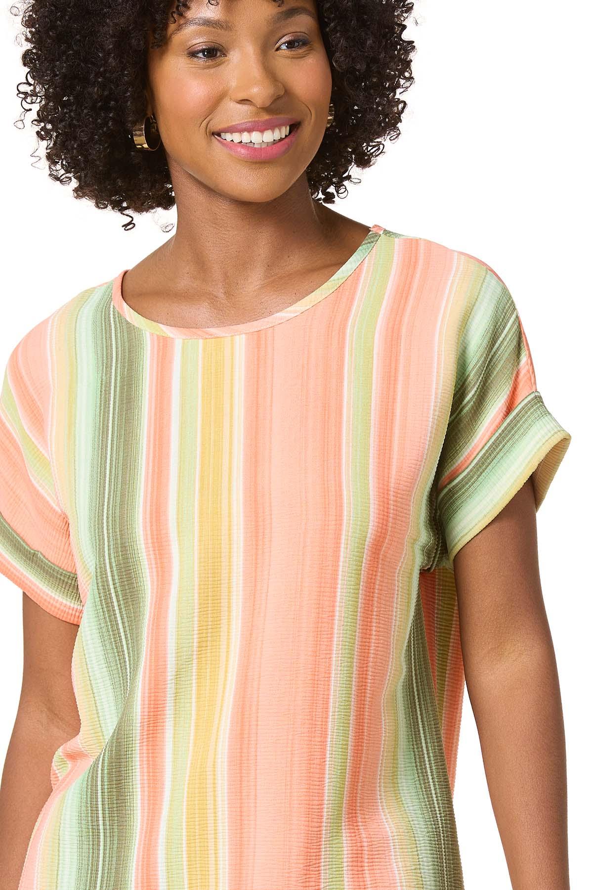 Cato Fashions | Cato Stripe Dolman Sleeve Top