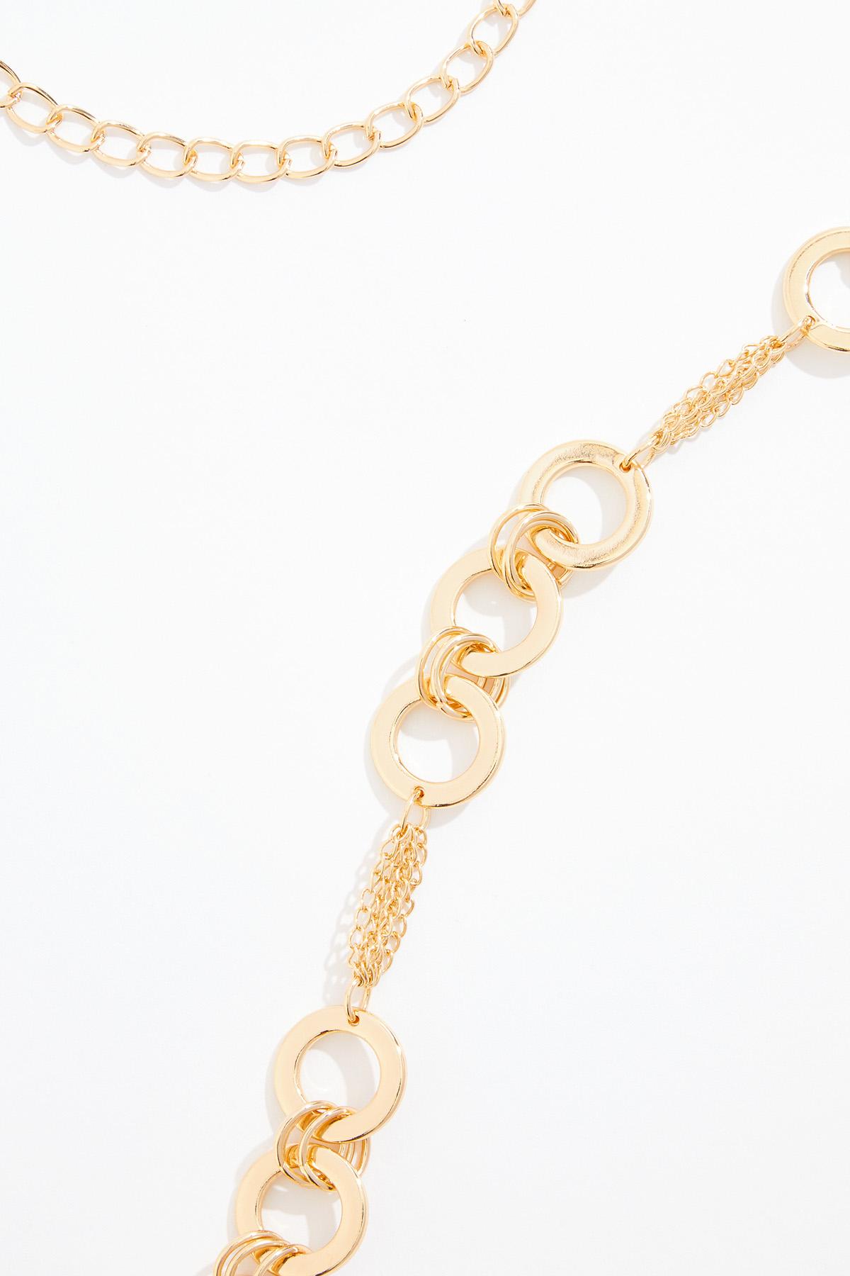 gold chain belt for dress plus size Cosmic Aura Gold Constellation Chain Belt Long-Sleeve Dress Plus Size