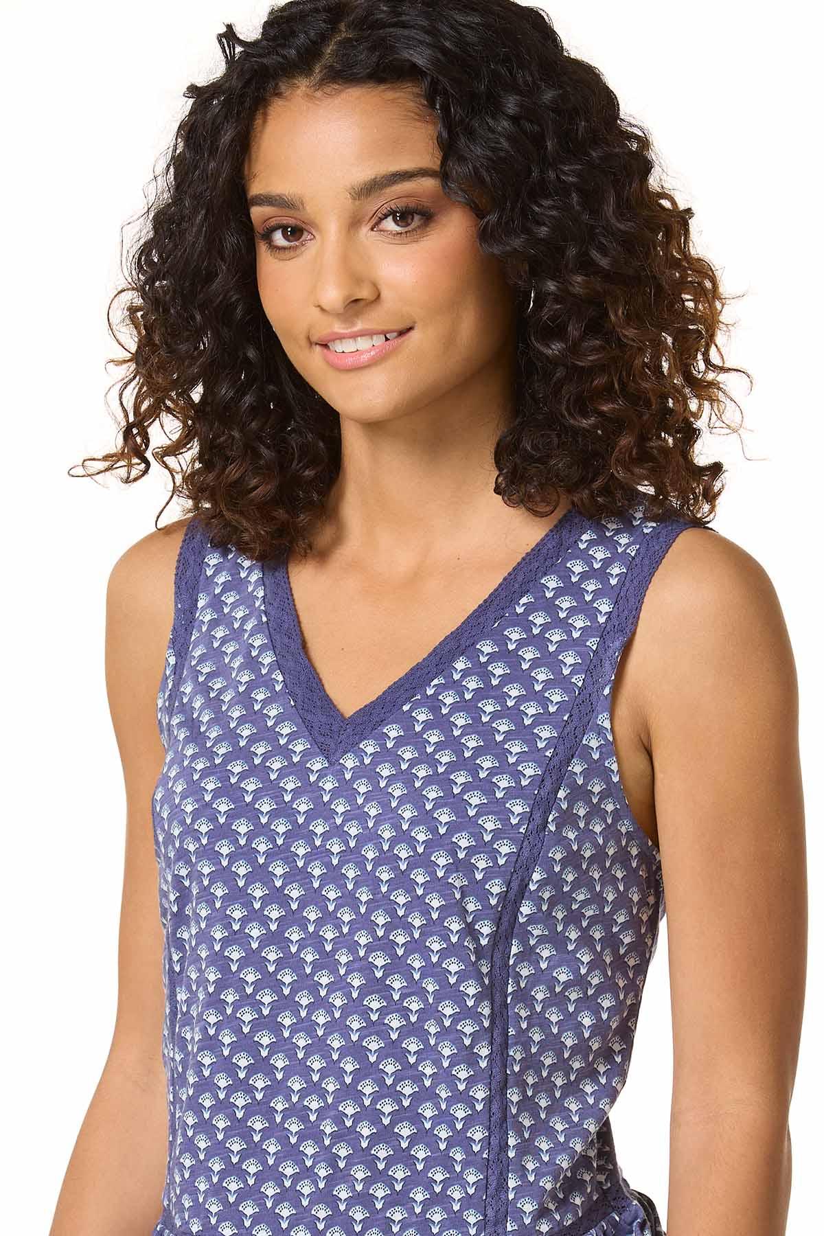 Cato Fashions | Cato Floral Lace Trim Tank