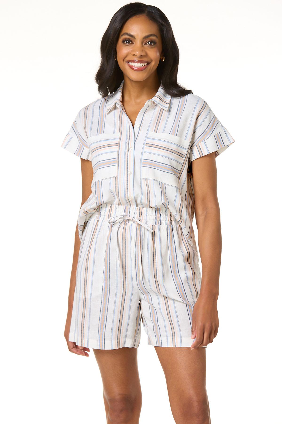 Cato Fashions | Cato Stripe Linen Shirt