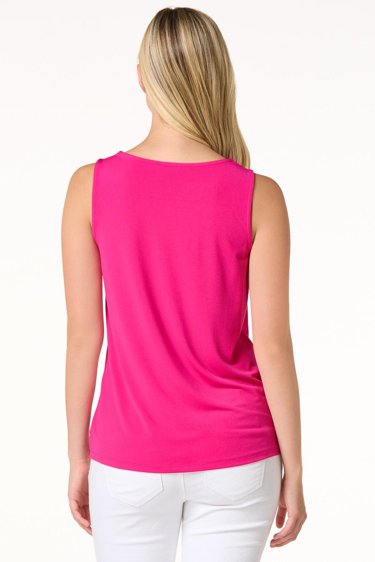Cato Fashions | Cato Solid Drape Neck Tank