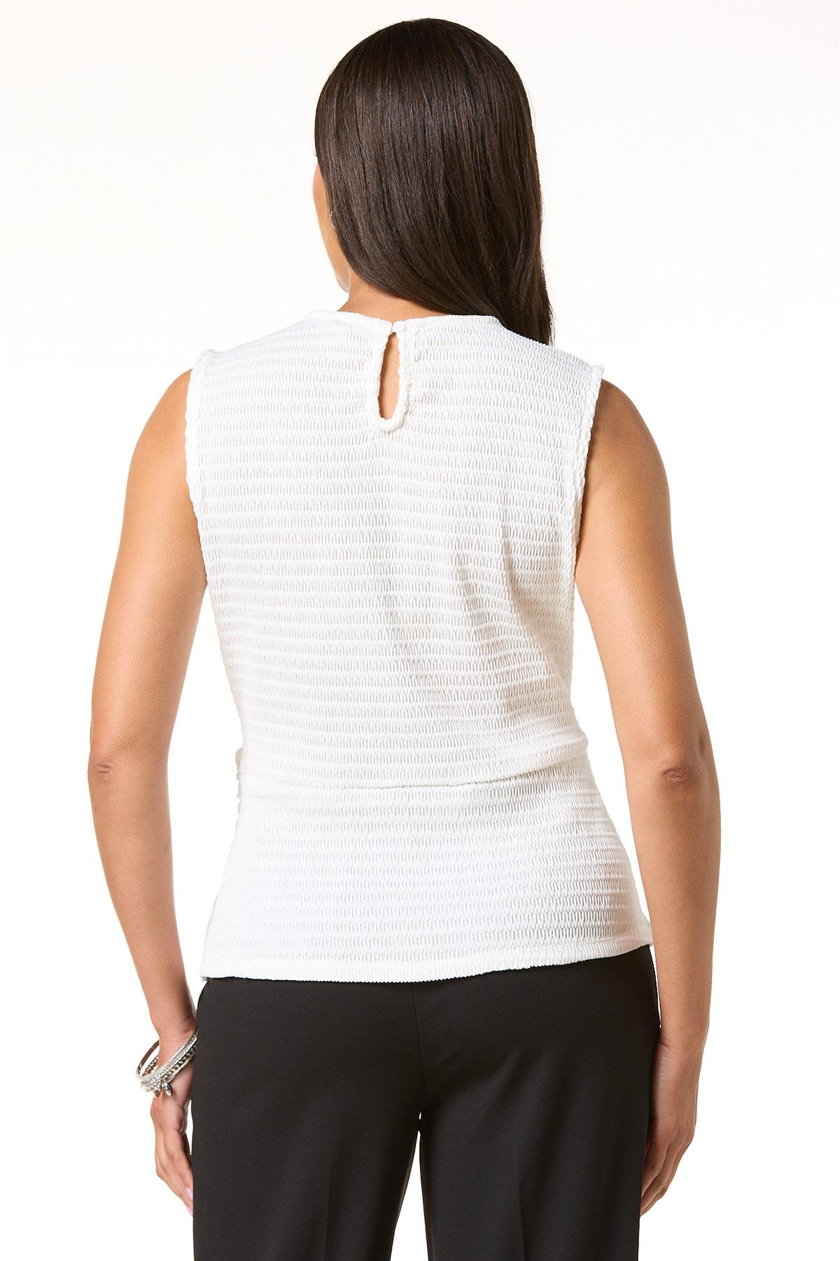 Cato Fashions | Cato Asymmetrical Buckle Waist Top