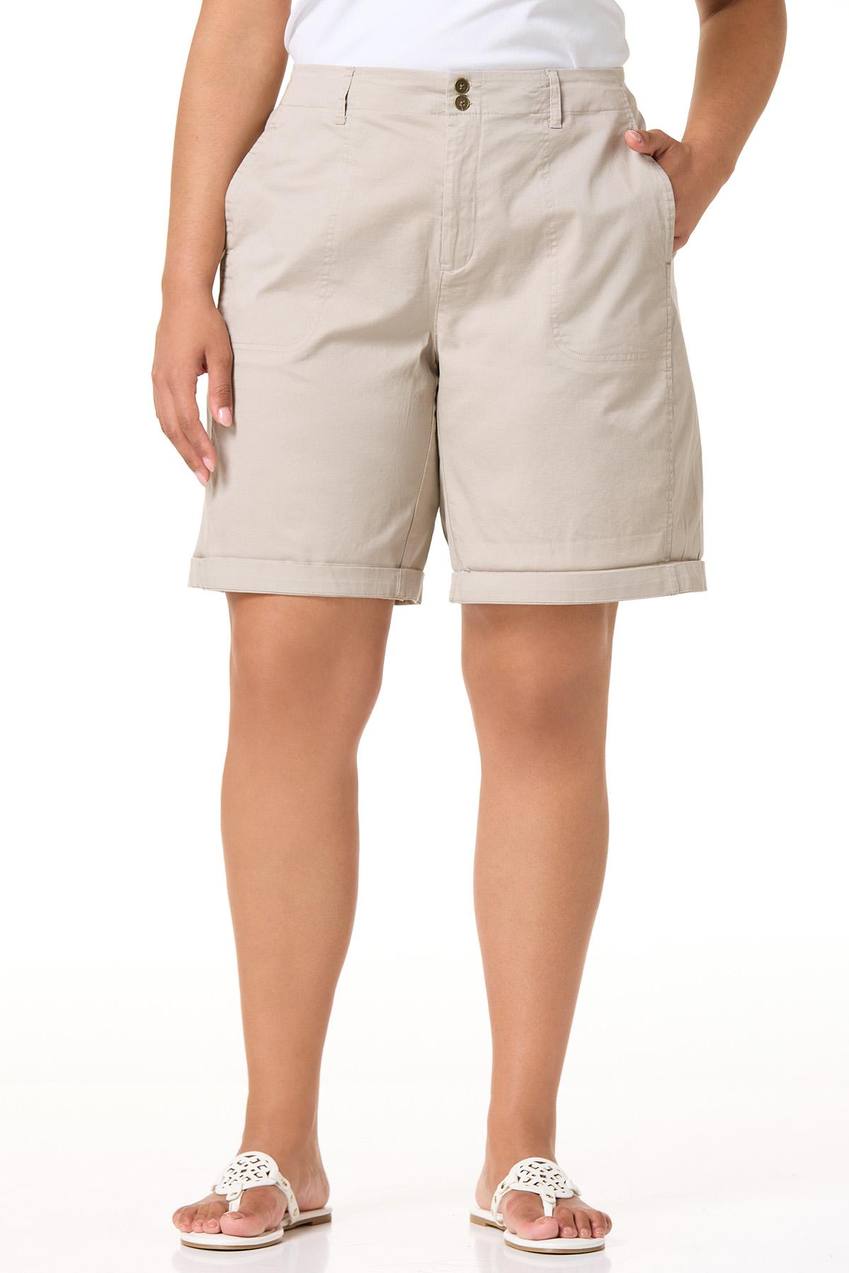 Cato Fashions | Cato Plus Size Natural High Rise Shorts
