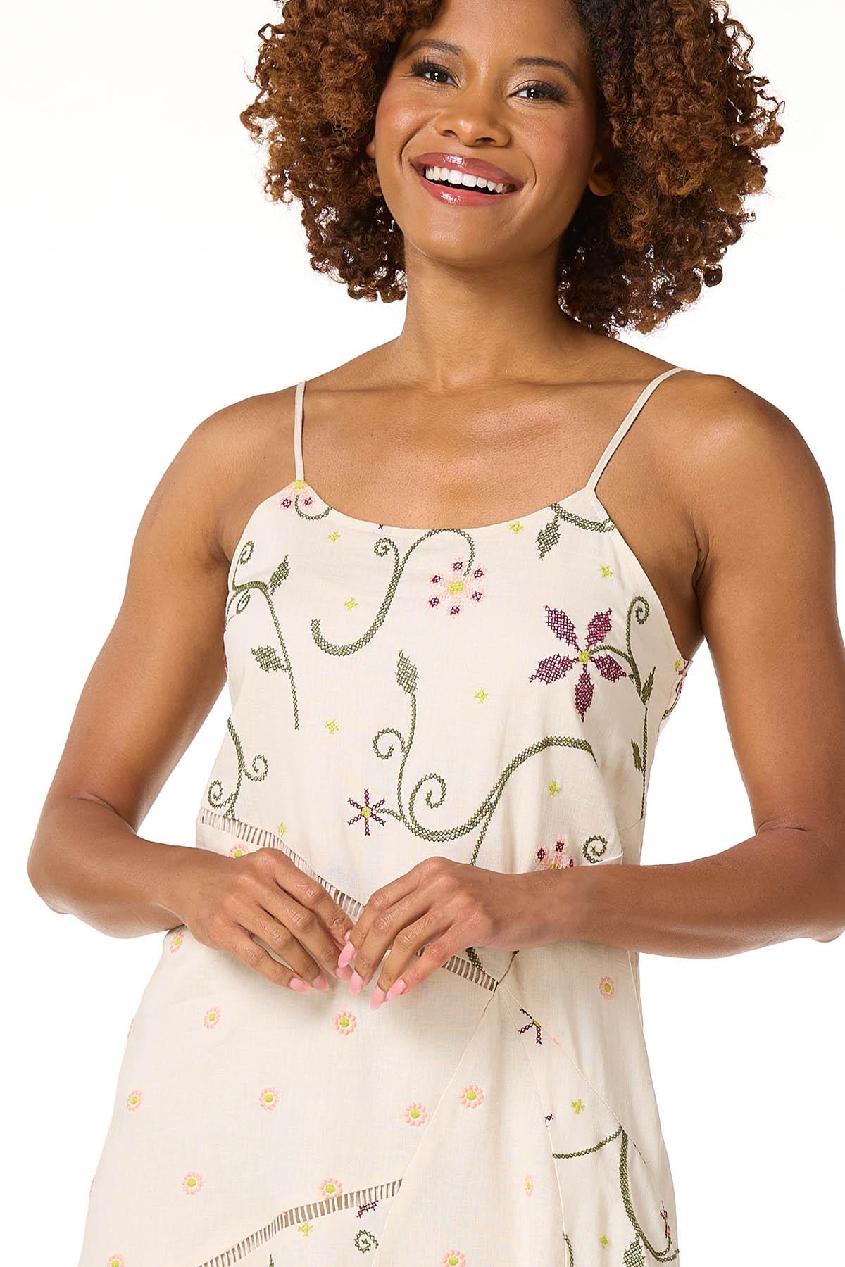 embroidered garden dress Wintergreen Garden Dress Teuta Matoshi