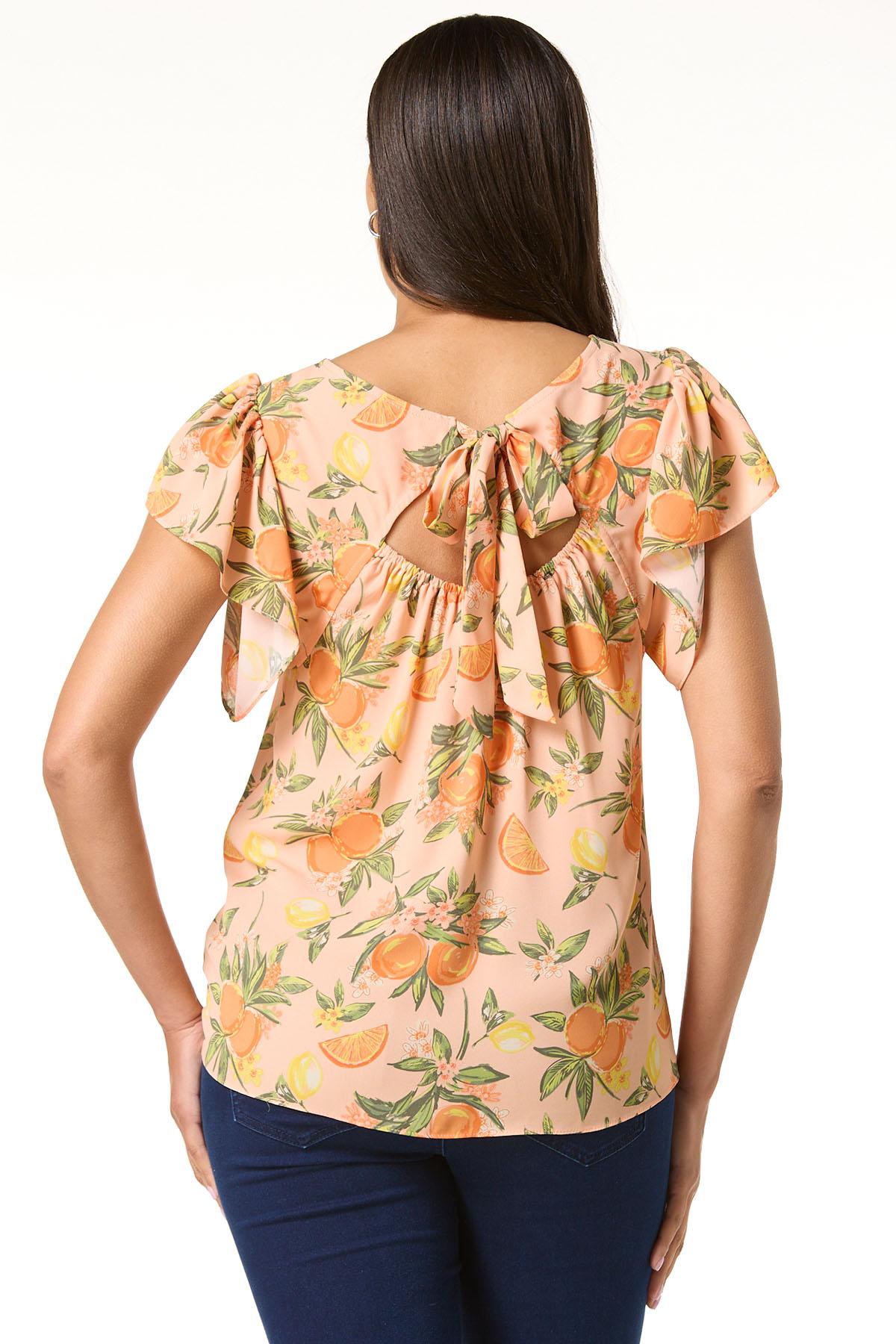 トップス caaa Cato Fashions | Cato Citrus Summer Top