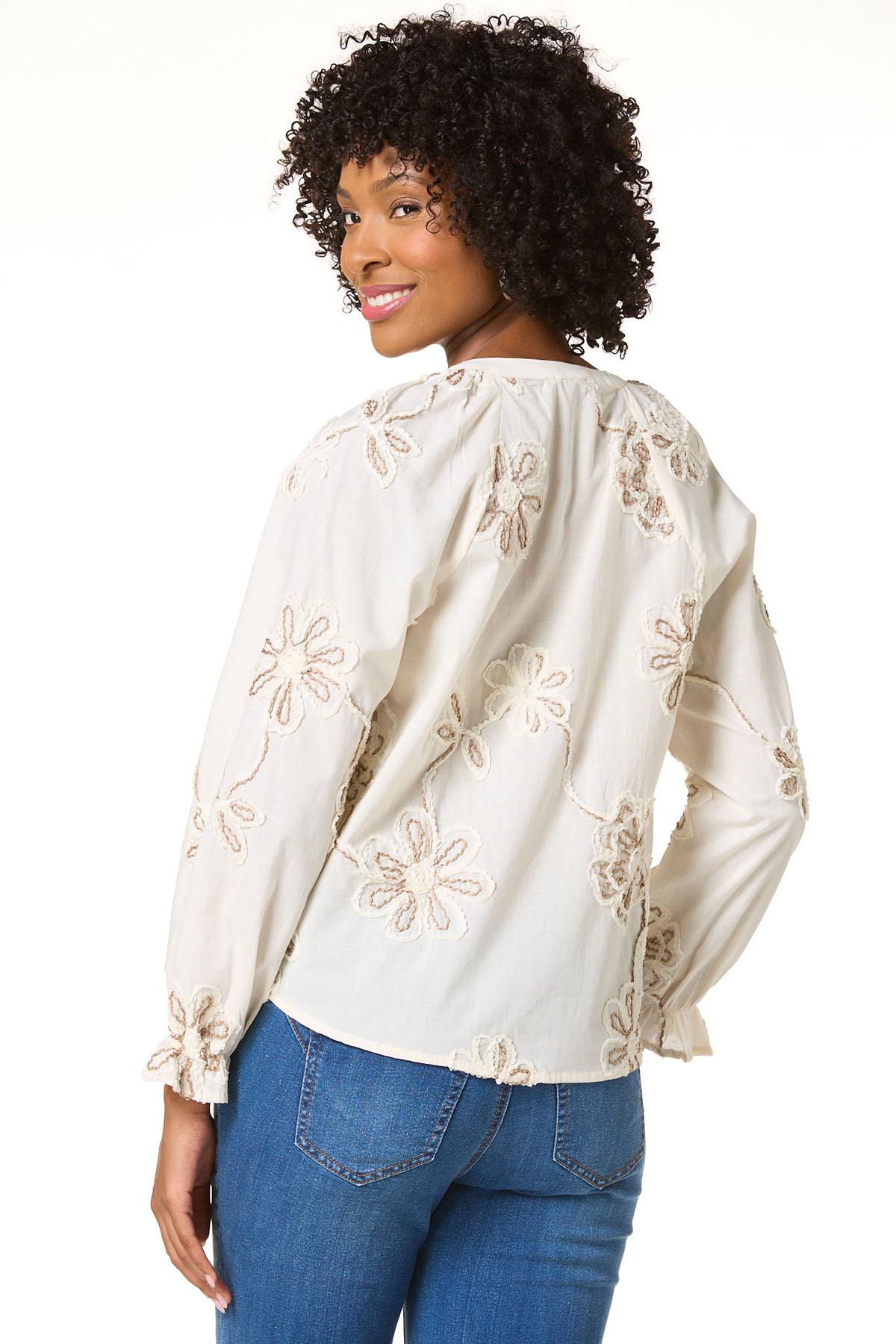 Cato Fashions | Cato Floral Soutache Top
