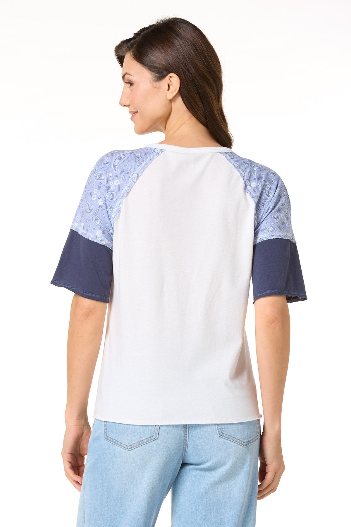 Cato Fashions | Cato Colorblock Baseball Tee
