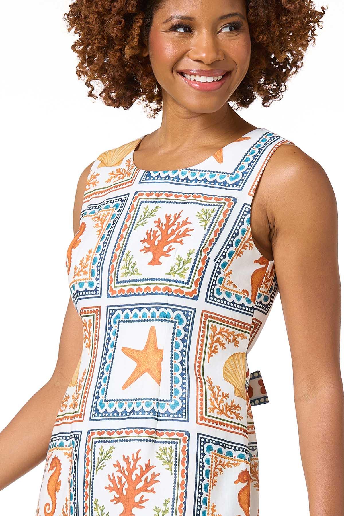 Cato Fashions | Cato Tropical Tile Shift Dress
