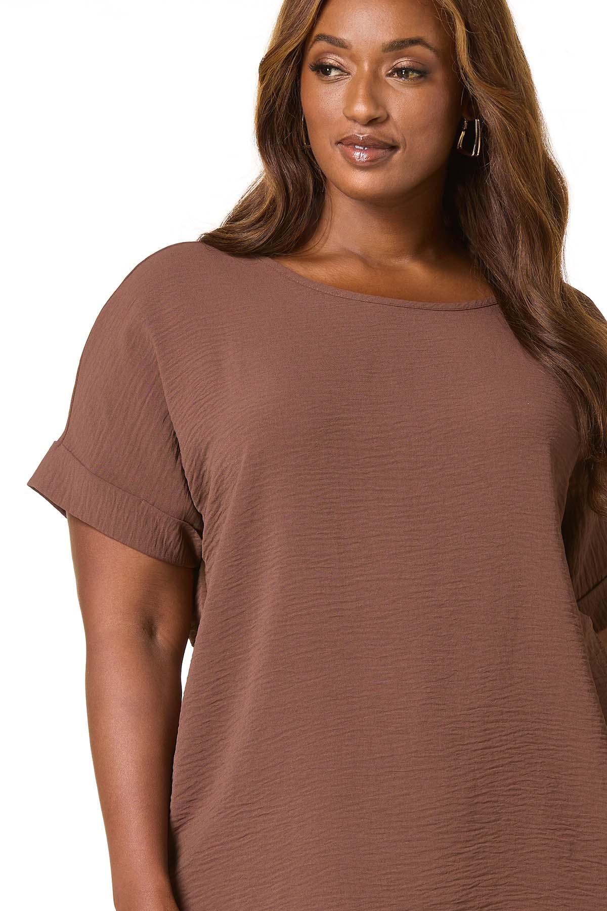 Cato Fashions | Cato Plus Size Cuffed Dolman Sleeve Top