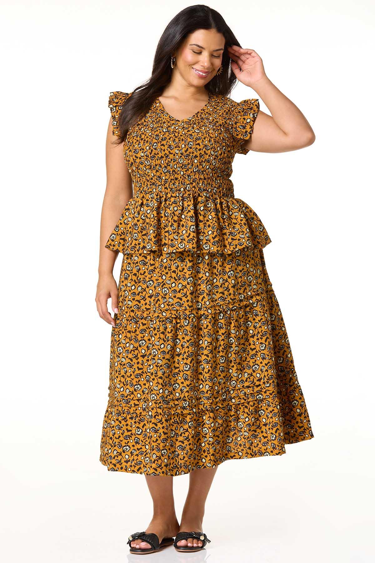 Cato Fashions | Cato Plus Size Summer Floral Peplum Top