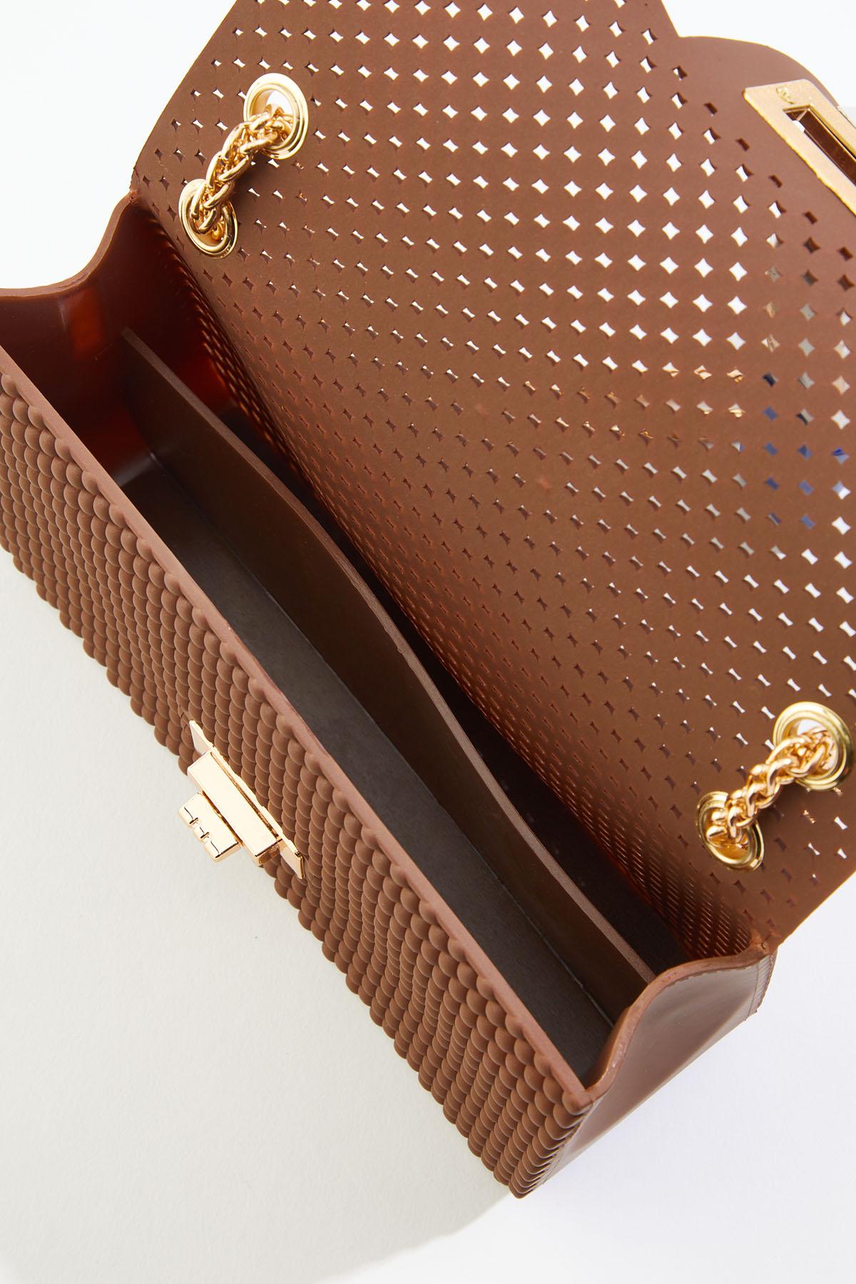 Cato Fashions | Cato Solid Bubble Texture Jelly Crossbody