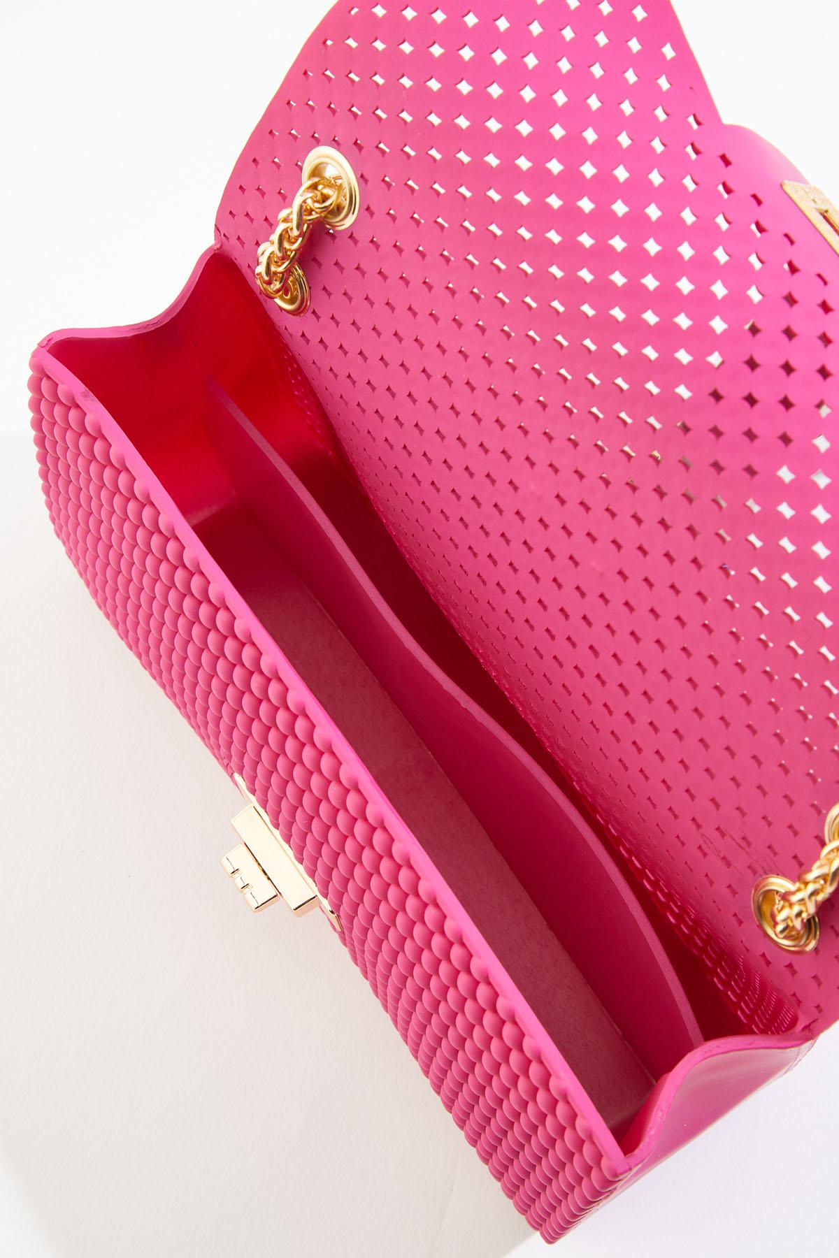 Cato Fashions | Cato Solid Bubble Texture Jelly Crossbody