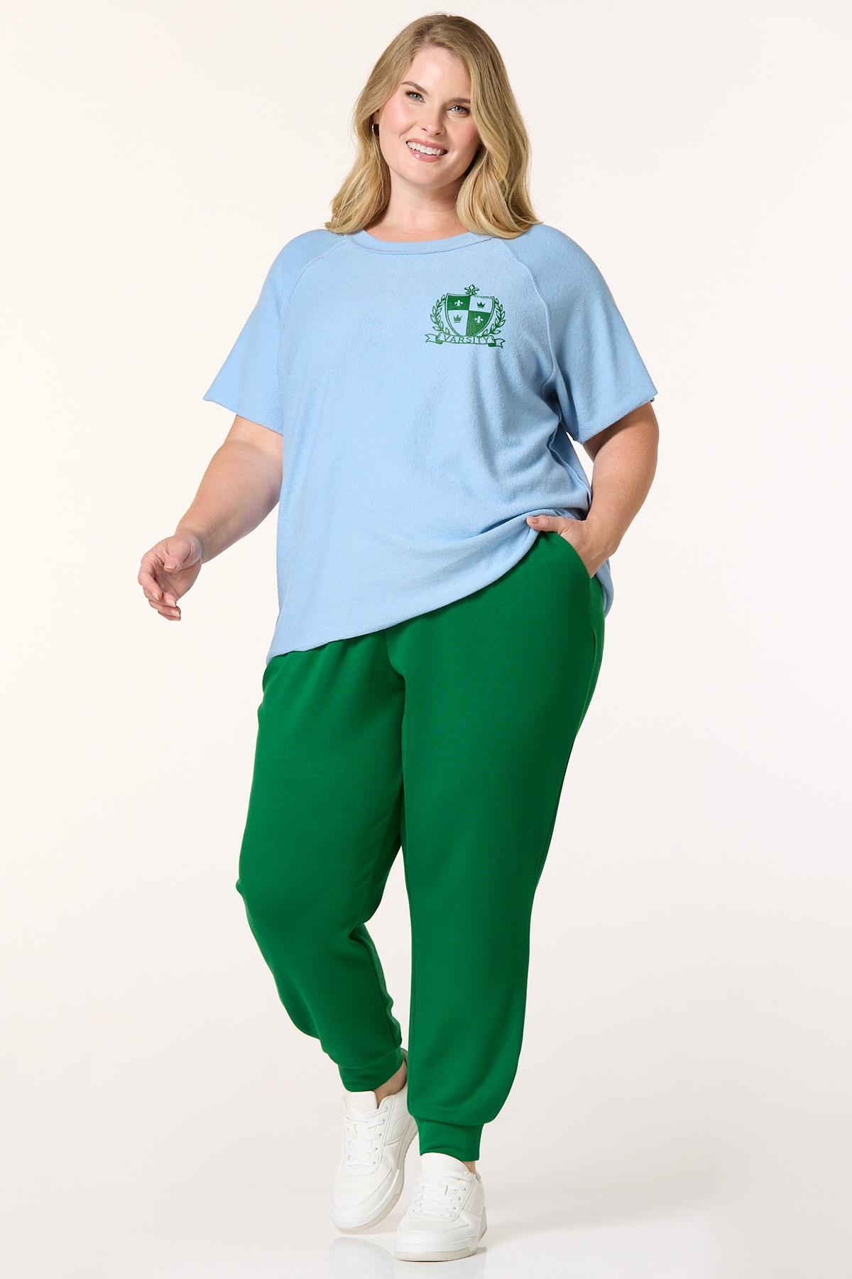 Cato Fashions | Cato Plus Size Varsity French Terry Top