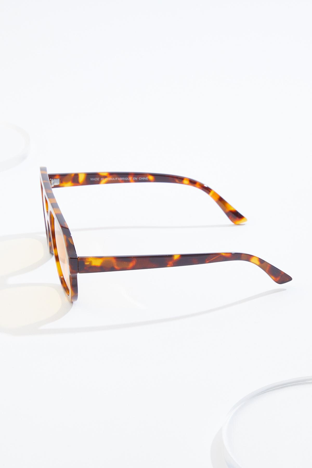 Cato Fashions | Cato Clear Lens Tortoiseshell Aviator Sunglasses