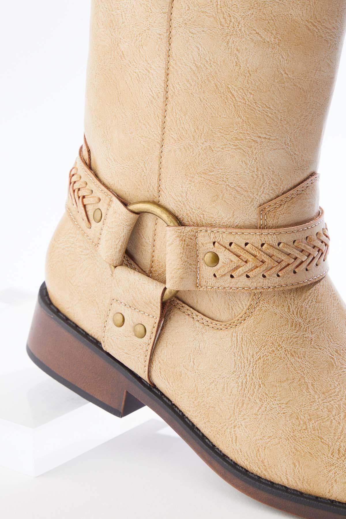 Cato Fashions | Cato Wide Width Whipstitch Square Toe Western Boots