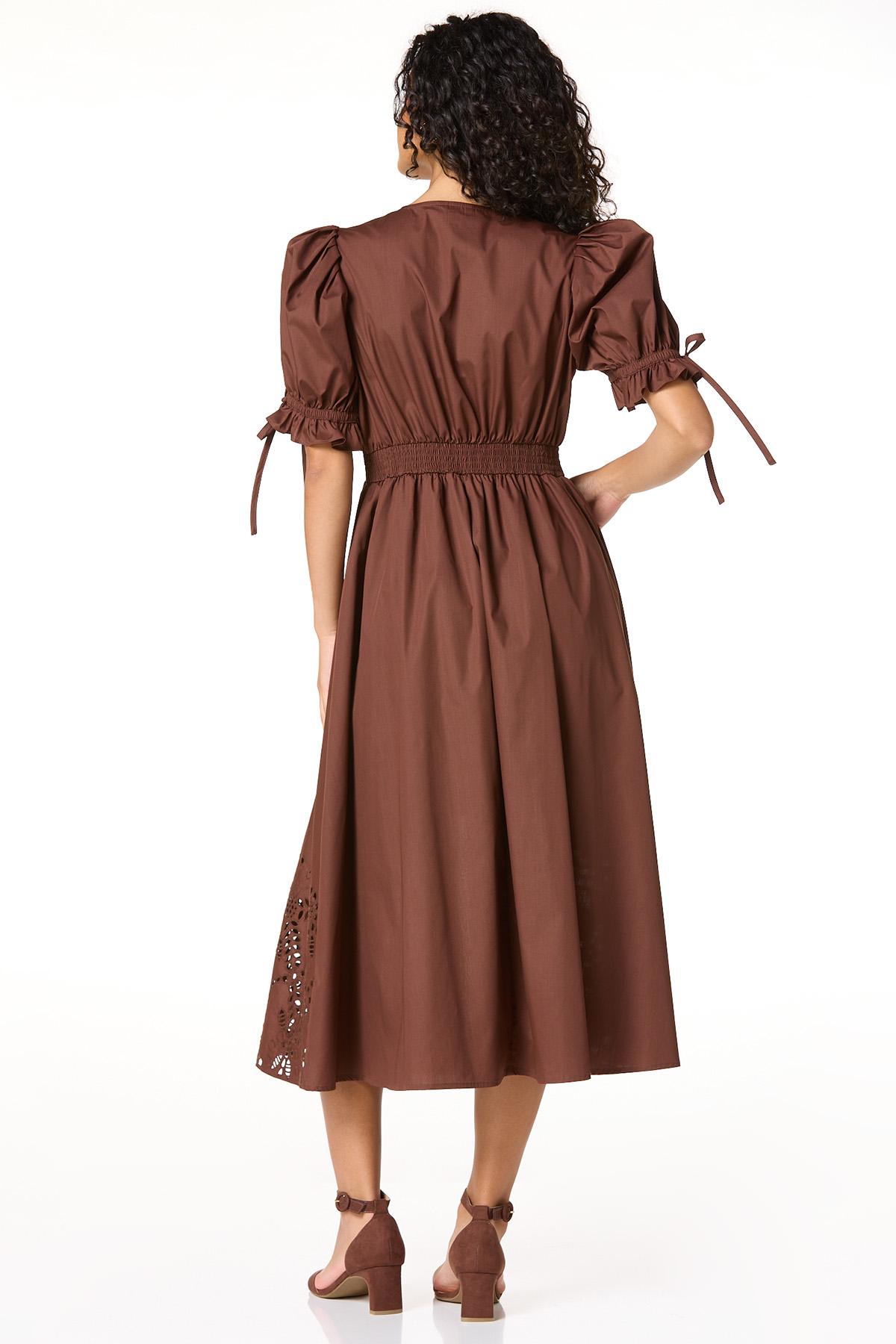 women's cato dresses Embroidered Zip Front Dress This one will make your day or night even better Starting with a linenlike feel and continuing with a collared neckline partialbutton down front patch pockets and drawstring waist its one that looks amazing with heeled sandals and just amazing with boots or flipflops Little White Dresses | Cato